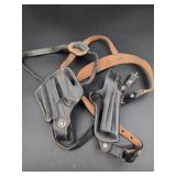 Leather Guns Etc. Inc. Double Shoulder Holster Rig
