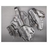 Collection of Galco Leather Holsters and Nylon Acc