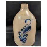 New York Stoneware Co. Salt-Glazed Stoneware Jug w