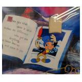 Disney Jiminy Cricket Original Production Cel Sign