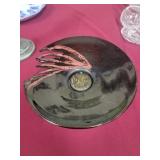 Studio Pottery Ikebana Flower Frog Bowl with Signe