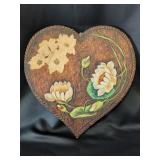 Flemish Art 14.5x15 in Hand Painted Wall Plaque