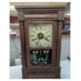 American Weight-Driven Shelf Clock with Painted Ti