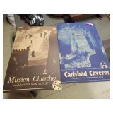 Collection of Four Santa Fe Railroad Travel Poster