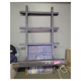 Antique Primitive Wooden General Store Display Rac