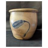 Pennsylvania Salt-Glazed Stoneware Crock with Coba
