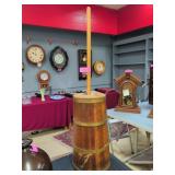 Antique Wooden Butter Churn with Lid & Dasher