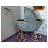 Wicker Doll Buggy