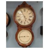 Seth Thomas Double Dial Calendar Clock