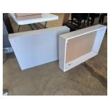 Set of Two Rectangular Wooden Display Boxes