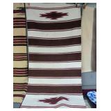 Southwest Style Woven Rug 29 x 60 Inches