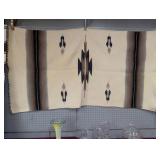 Navajo Woven Wool Blanket 68x33
