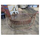 Antique Victorian "Viking" Bentwood Rocking Cradle