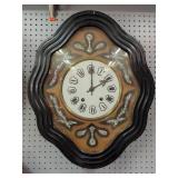 Victorian Ebonized Mother-of-Pearl Inlaid Cartel W