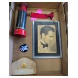 Mixed Collectibles Assortment Including Elvis Fan