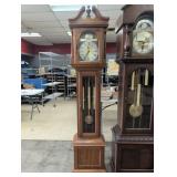 Tempus Fugit Cherry Wood Grandfather Clock