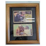 Framed Set of Two Illustrated Prints: Grand-Pap Em