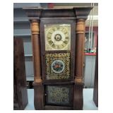 Seth Thomas Eight-Day Weight-Driven Column Shelf C