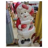 Blow Mold Santa Claus Christmas Decoration