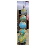 Stacked Five-Globe Floor Lamp