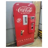 Restored 1950s Vendo V-39 5¢ Coca-Cola Machine