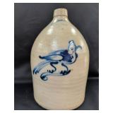 West Troy Pottery, New York 2 Gallon Salt-Glazed S