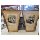 Pair of Framed Prints by H. Robinson, 1835