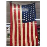 Large 45-Star American Flag with Stitched Stars an