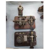 Two Telegraph Key and Sounder Practice Sets with S