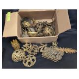 Assorted Brass and Metal Lamp Parts and Architectu