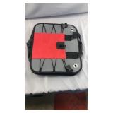 Collapsible tote 14.5x12.5x12 divided red