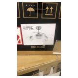 LED Retractable ceiling fan 36" Nickel