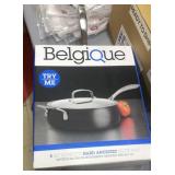 Belgique 5qt Hard Anodized saute pan non stick