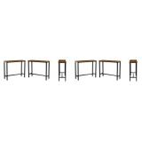 Mr IRONSTONE Bar Table 47" Pub Dining Height Table