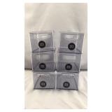 Plastic containers, 10"x6", lot of 6