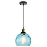 Modern Pendant Lighting Blue Industrial Design