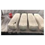 Plastic Slim 4-Tier Storage Shelf