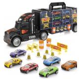 Transport Car Carrier with Toys 126th Scale