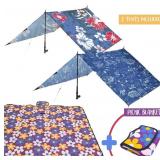 Sun Shade Shelter pack, includes 2 beach tents