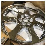 Set of 4 Hub Caps, 21.5" across, 6 lugs