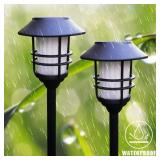 Set of 2 55" Solar Powered Pathway Light