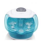 MaxKare Foot Spa Massager with Heat, Bubbles and
