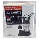 3rd Horse Power Stainless Steel Submersible