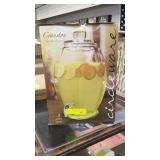 3 Gal Glass Beverage Dispenser