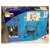 Carex Rolling Steel Walker
