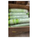 Box Lot of Yammi Ice Cream Containers & Spoons