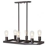 6-Light Pendant Rustic