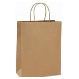 Case of 200 13x6x7 Craft Paper Retail Bags
