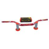 Rockstar Bicycle Handlebar, Red