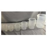 6-Piece Plastic Measuring Pitcher
